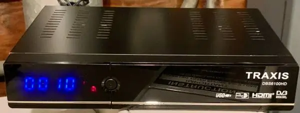 Traxis DBS6100HD MPEG4 FTA Satellite TV Receiver DVB-S2 Wi-Fi HDMI FHD
