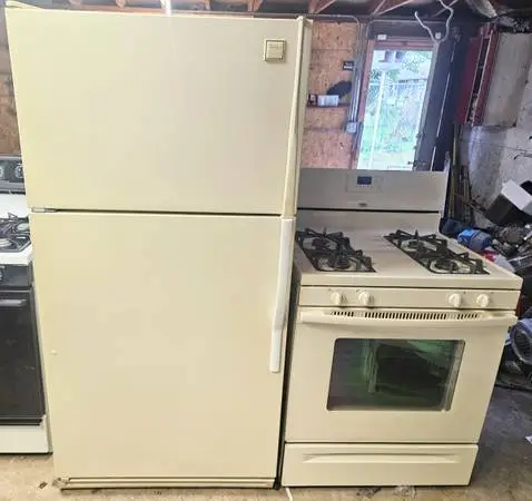 Fridge and GAS Stove
