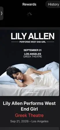 2 Tickets- Lily Allen at The Greek Theatre TONIGHT $55