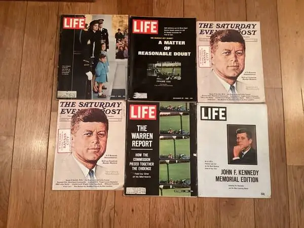 6 Life Post Magazines Kennedy Assassination