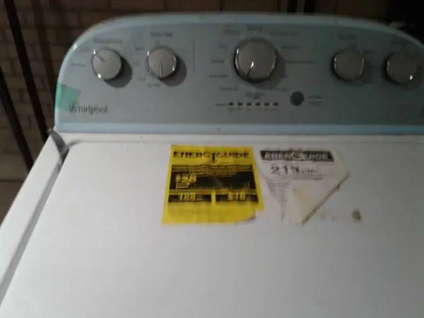 Whirlpool washer