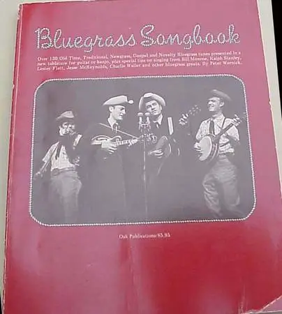 BLUEGRASS SONGBOOK - OAK PUBLICATIONS 1976