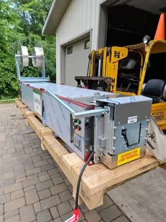 New KWM Seamless Gutter Machine
