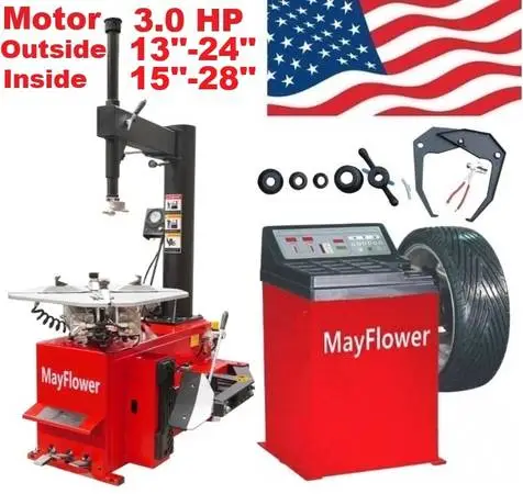 3.0 HP Tire Changer Wheel Changers Balancer Machine Combo