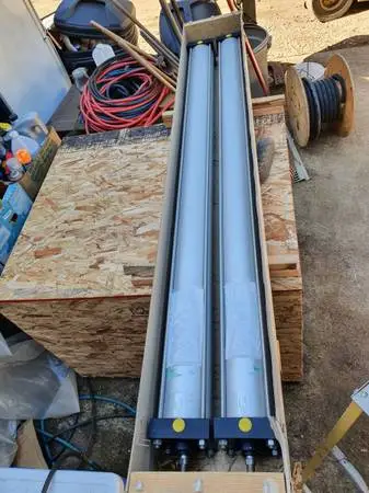 Matched Pair: Numatics 5 Bore x 71 Stroke Air Cylinders NOS in Crate