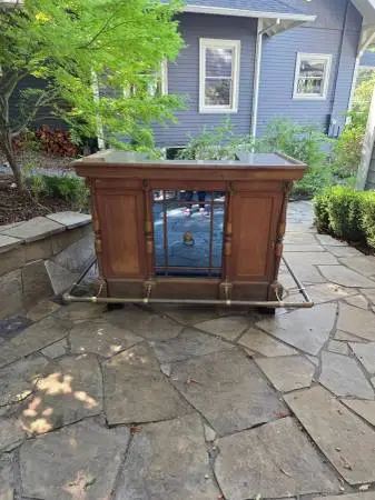Custom 1960s bar for business, man-cave, or she-shed. ETC.