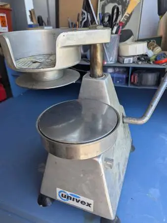 Univex 1405 5 Patty press Benchtop Burger Mold
