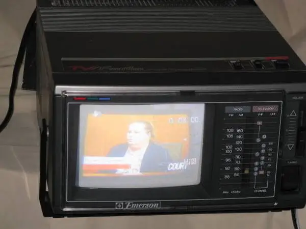 Emerson 5 CRT Color TV Video Input Monitor Analog 5 inch 6 7 8 20 13