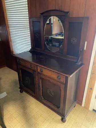 1928 Glen Rose Hotel Buffet / Sideboard!