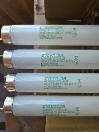Fluorescent light bulbs