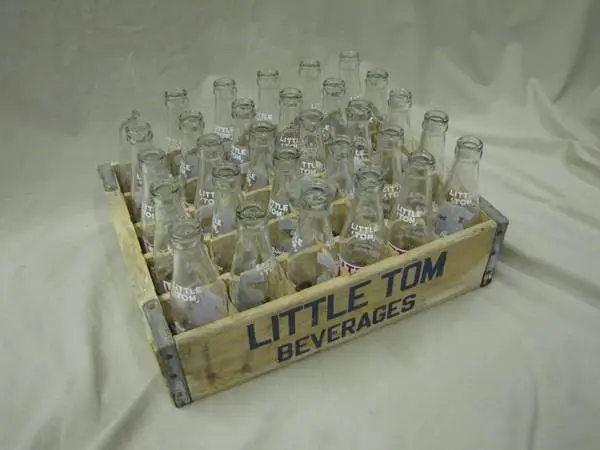 Little Toms Pop Bottles and Crate