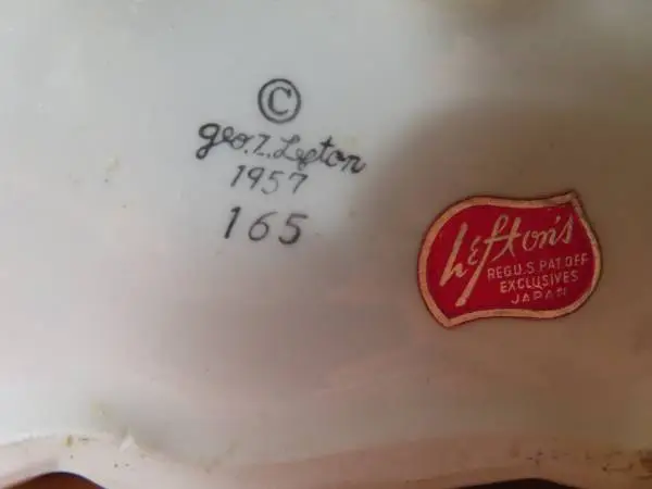 Choice of 2 LEFTONS winged angels planter 69 years old! from 1957