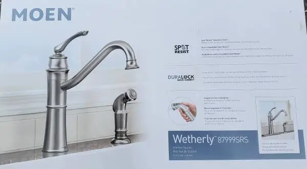 Kitchen Facet Weatherly by Moen (Brushed Nickel Finish)