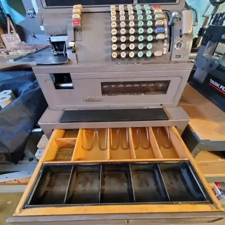 Vintage National cash register.Reduced.