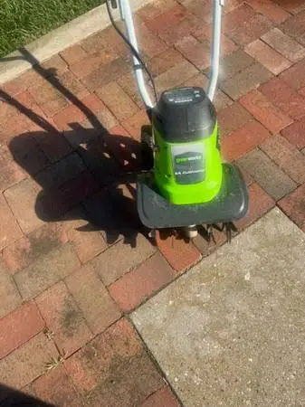 Greenworks mini tiller electric