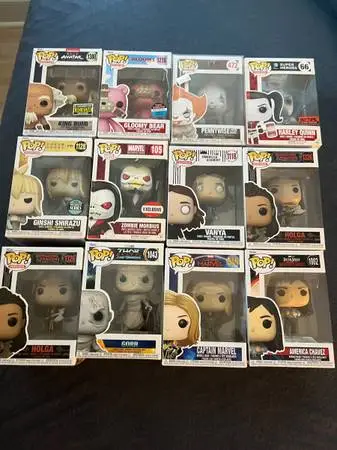 12 brand new Funko pop collection! Rare popular characters