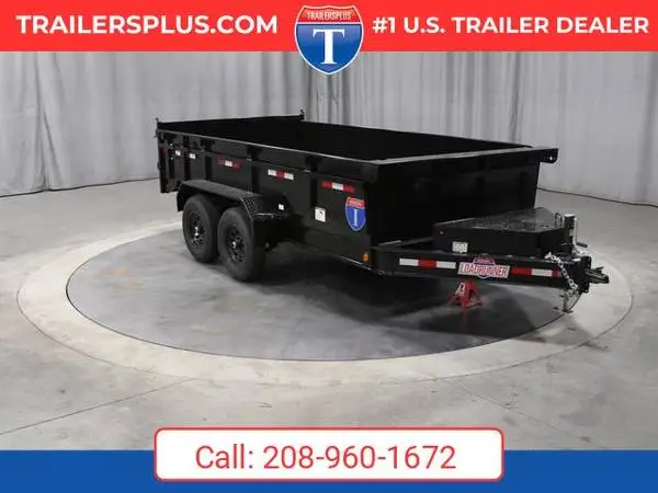 2027 Interstate 7X14 LoadRunner Bumper Pull Dump Trailer Black