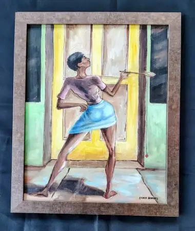 Ernie Barnes - Neo-Mannerist African American Art - 22×18