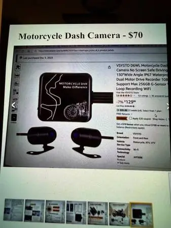 Motorcycle Video Recorder