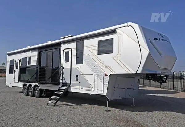 NEW 2026 Keystone Raptor 444🔥Side Patio📞Take advantage of Deals