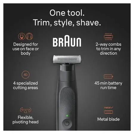 NEW Braun Series XT5 All-in-One Mens Electric Razor and Beard Trimmer