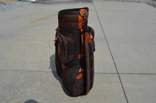 Golf Clubs: Wilson Canvas/Leather Cart Bag