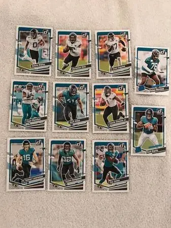 JACKSONVILLE JAGUARS 2023-2025 NFL card team sets Trevor Lawrence $7