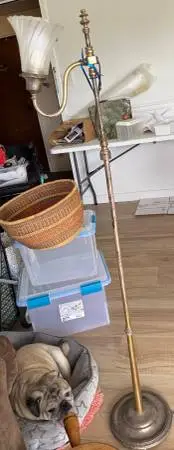 Floor Lamp. Standing Reading Lamp