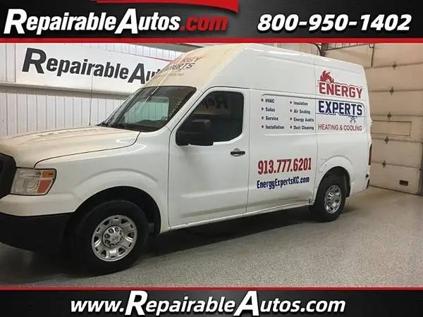 2019 Nissan NV Cargo 2500 HD SV V6 High Roof Repairable Hail Damage
