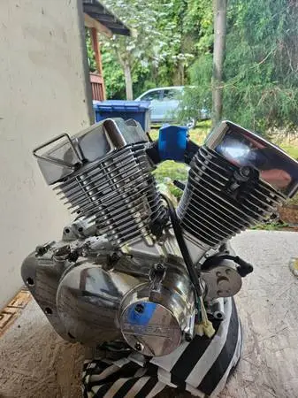 New.  Yamaha 250 4 stroke v twin motor