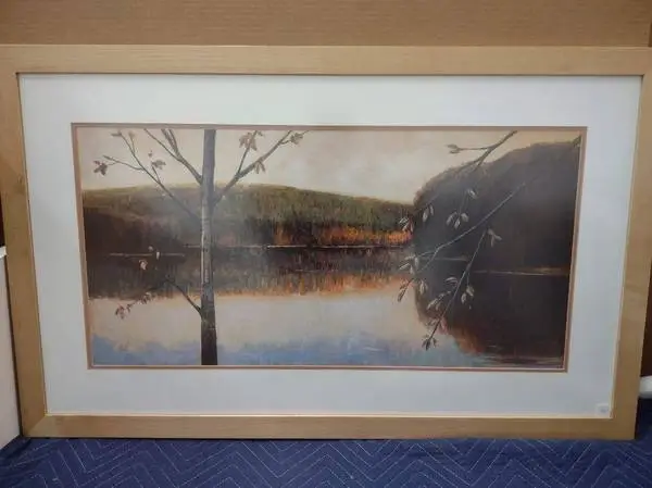 Framed Art From The Lakeshore/Lakeside II by Justin Adams New $420/ea
