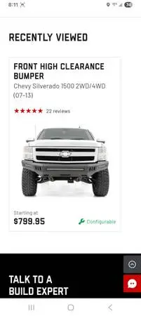 Ruff country front bumper 07-13