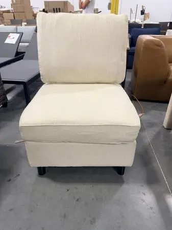 Allinson Armless Single Chair Module Cream Brand New