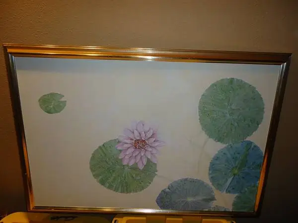 Large framed painting by Paul Steucke