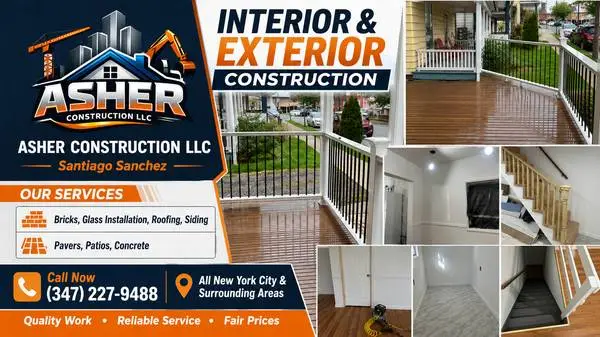 💎 ASHER CONSTRUCTION LLC — Remodeling Interior, Exterior, Roofing 💎