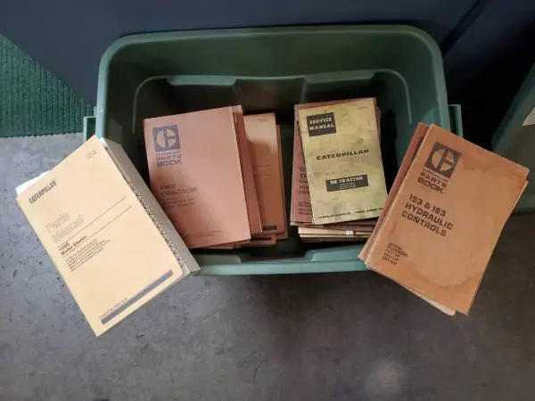 Official Caterpillar Parts Books