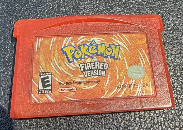 Pokemon FireRed Version GBA Game Boy Advance Video Game Original Authe