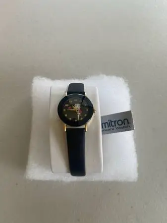 VINTAGE BETTY BOOP QUARTZ WATCH WITH PRESENTATION BOX Antique Betty Boop quart