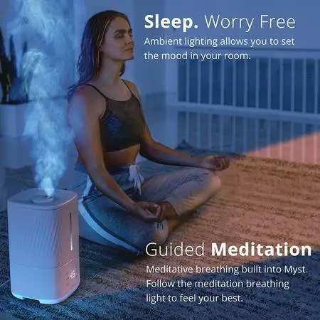 Miko Ultrasonic Humidifier Mist Vaporizer With Water Filter