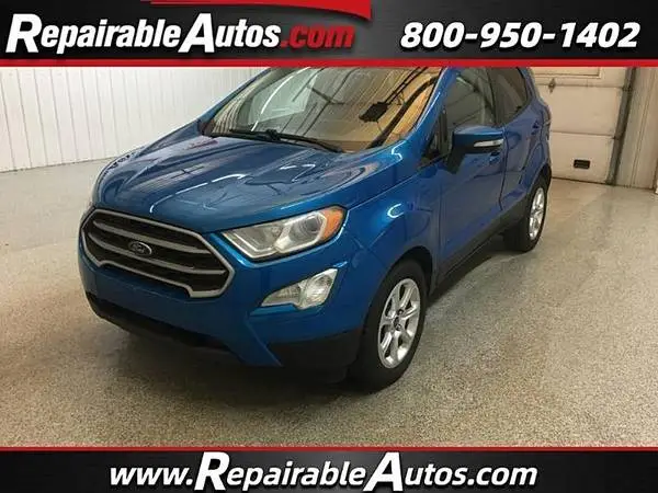 2018 Ford EcoSport SE Repairable Hail Damage