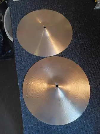 Vintage Zildjian 14 New Beat Lite Hi Hat Cymbals