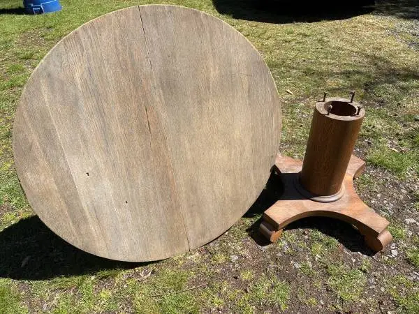 Antique Oak 42” dining table