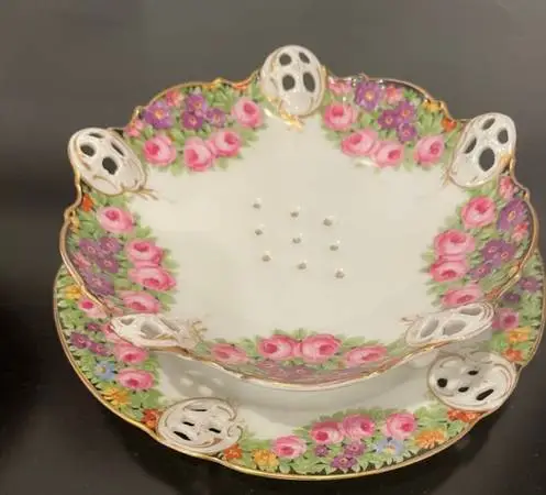 Candy Dish and Plate