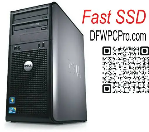 DELL OptiPlex 755 Business Class Mini-Tower PC w/Fast SSD