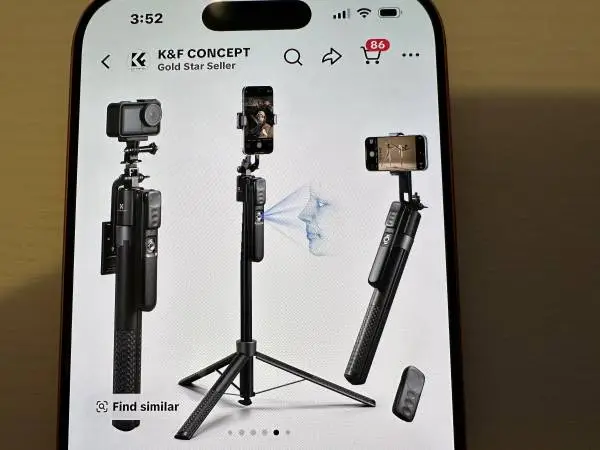 K&F Concept 71 phone  Selfie  Stick tripod
