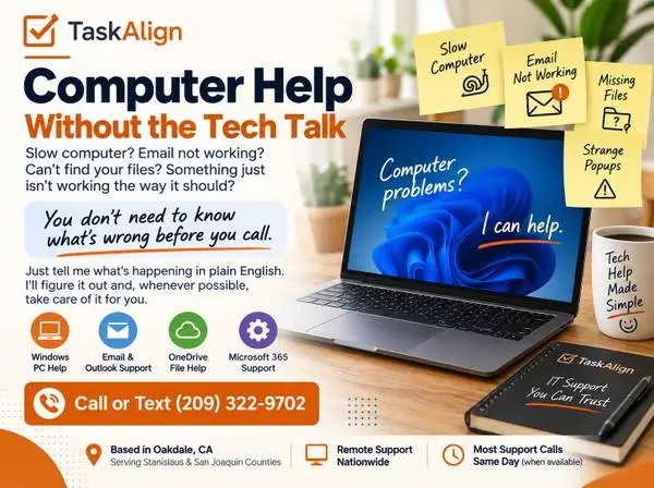 Computer Problems? • Slow PC • Email Help • Windows Support