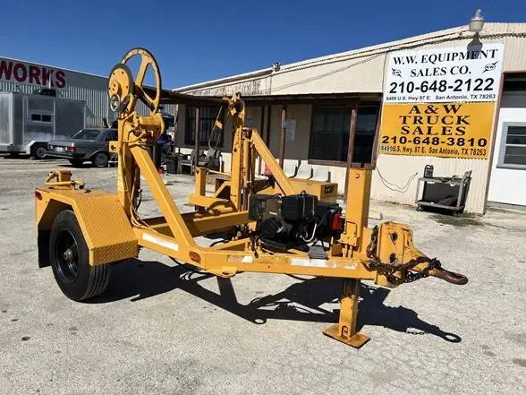 2001 TSE PENGO SELFLOADING REEL TRAILER WITH TAKE-UP REWINDING MOTOR