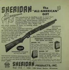 Benjamin, Sheridan pellet slingers