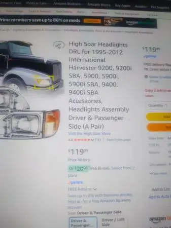 International Truck Headlights $100 OBO