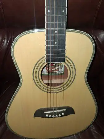 1/2-size acoustic guitar